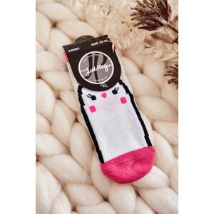 Children's classic cotton socks gray-pink