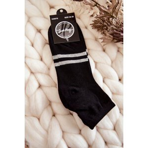 Women's Cotton Ankle Socks Black