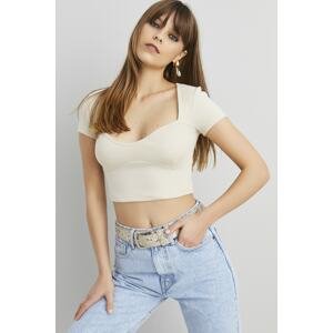 Cool & Sexy Women's Stone Camisole Crop Blouse ELT58