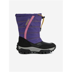 Black-purple girly snowshoes Geox Himalaya - Girls