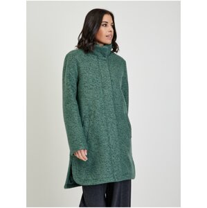 Green Women's Brindle Coat with Wool Tom Tailor Denim - Ladies