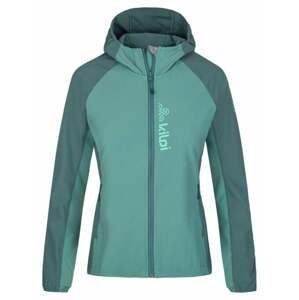 Women's softshell running jacket Kilpi BALANS-W dark green