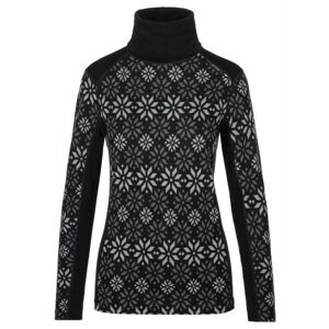 Women's woolen merino turtleneck Kilpi JANNU-W black
