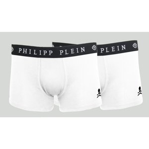 Férfi boxerek Philipp Plein UUPB01-01_BI-PACK_WHT