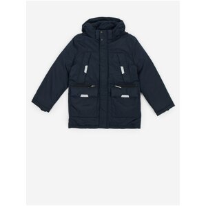 Dark blue boys' winter jacket with detachable hood Tom Tailor - Boys