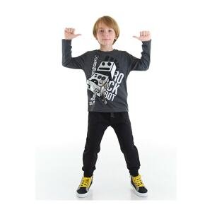 Mushi Rock Robot Boy T-shirt Pants Suit