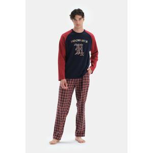 Dagi Pajama Set - Burgundy - Graphic