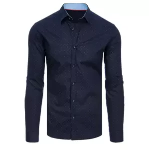 Férfi ing DStreet Navy Blue