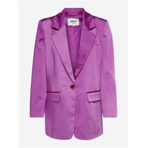 Purple Women's Satin Jacket ONLY Lana - Women