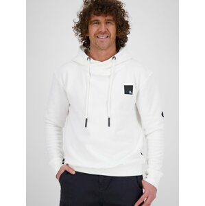 White Mens Hoodie Alife and Kickin - Men