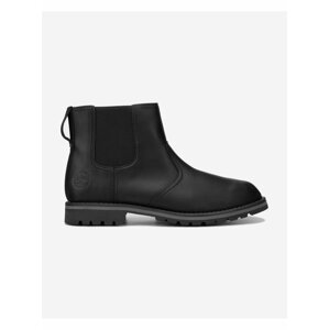 Black Mens Ankle Leather Chelsea Boots Timberland Larchmont II - Men