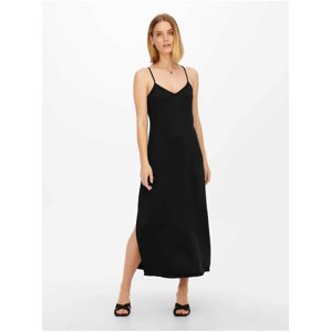 Black Women's Satin Basic Maxi-Dresses on Hangers JDY Ruby - Women