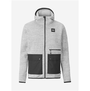 Light gray men's hooded jacket Picture Ambroze - Men