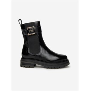 NeroGiardini Black Leather Chelsea Shoes Nero Giardini - Women