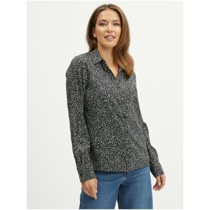 Black Ladies polka Dot Shirt JDY Caine - Ladies