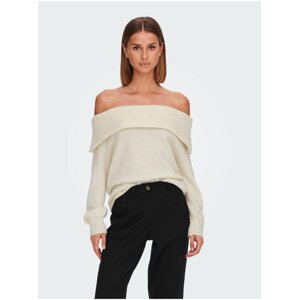 Cream Women's Sweater with Exposed Shoulders JDY Inge - Women