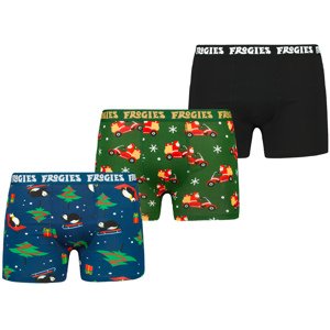 Men's boxers Merry Ride 3P Frogies Christmas