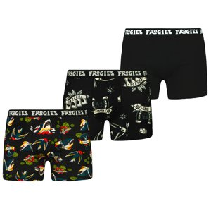 Men's boxers Old school tattoo 3P Frogies Christmas