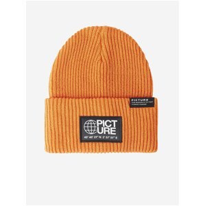 Orange Ribbed Winter Cap Picture - Mens