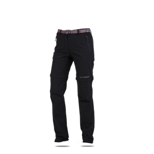 Trousers Trimm W TIMERA 2in1 graphite black