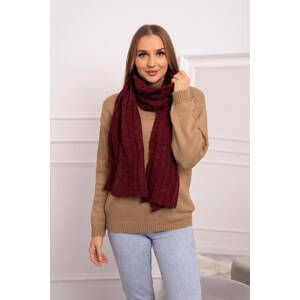 SL40 Ladies scarf burgundy color