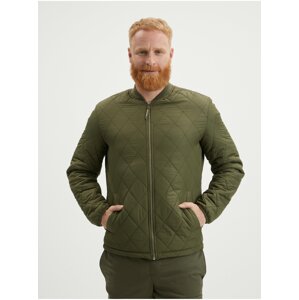 Khaki Men's Quilted Bomber Jack & Jones Keen - Men