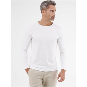White men's basic T-shirt LERROS - Men