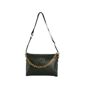 Dark green bag with detachable strap