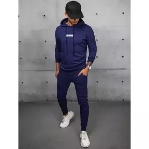 Dstreet dark blue men's tracksuit