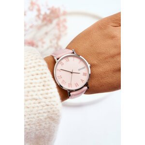 Women's watch ERNEST with analog strap Pink