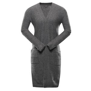 Women's long sweater nax NAX HOXA grey