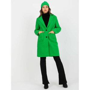 Green plush jacket with OCH BELLA closure