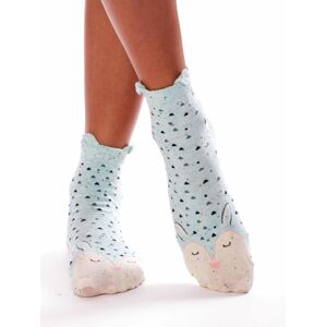 Mint women's socks with print