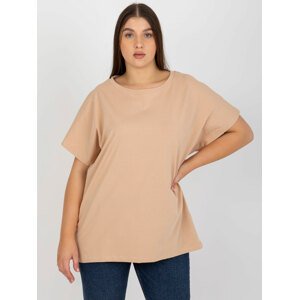 Women's T-Shirt Plus Size Basic Crew Neck