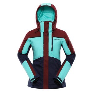 Women's PTX membrane ski jacket ALPINE PRO MALEFA cockatoo