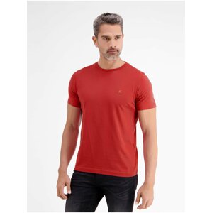 Red men's basic T-shirt LERROS - Men