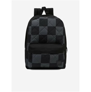 Grey-black ladies checkered backpack VANS - Ladies