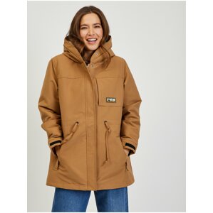 Brown Women's Winter Hooded Jacket VANS - Women
