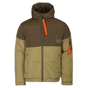 Khaki men's winter jacket NAX MOREF