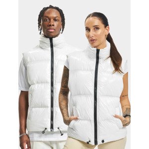 DEF Shiny Puffer Vest White