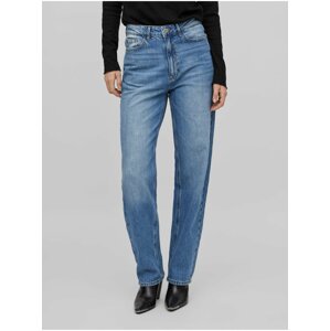 Blue Women Straight Fit Jeans VILA Kelly - Women