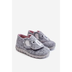 Children's slippers Befado Koala 620P001 Grey