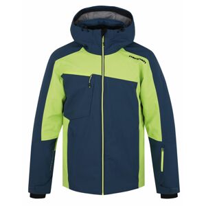 Men's ski jacket Hannah KELTON midnight navy/lime green