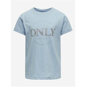 Light blue girls' T-shirt ONLY Wendy - Girls