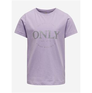 Light purple girly t-shirt ONLY Wendy - Girls