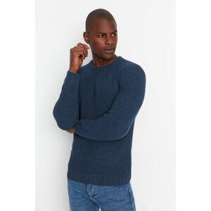 Trendyol Sweater - Dark blue - Regular fit