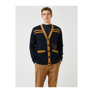 Koton Cardigan - Dark blue - Relaxed fit