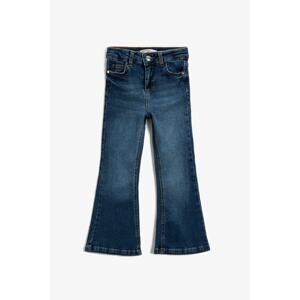 Koton Girl's Dark Indigo Jeans