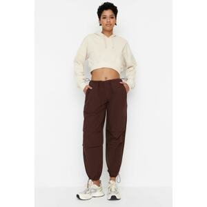 Trendyol Brown Pajamas Normal Waist Parachute Trousers