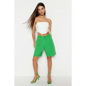 Trendyol Shorts - Green - High Waist